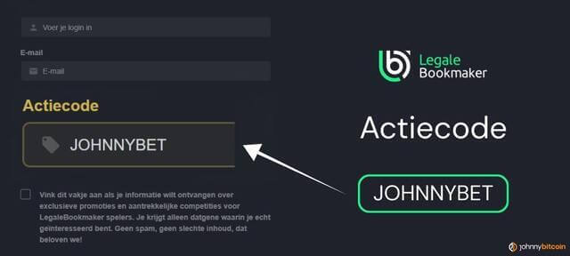 registratie bij legalebookmaker