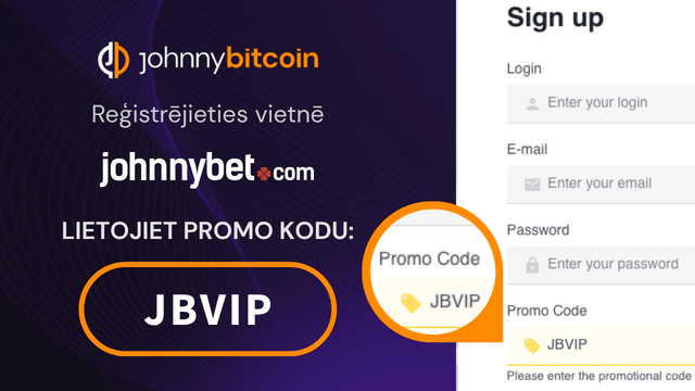 johnnybet promo kods registracija
